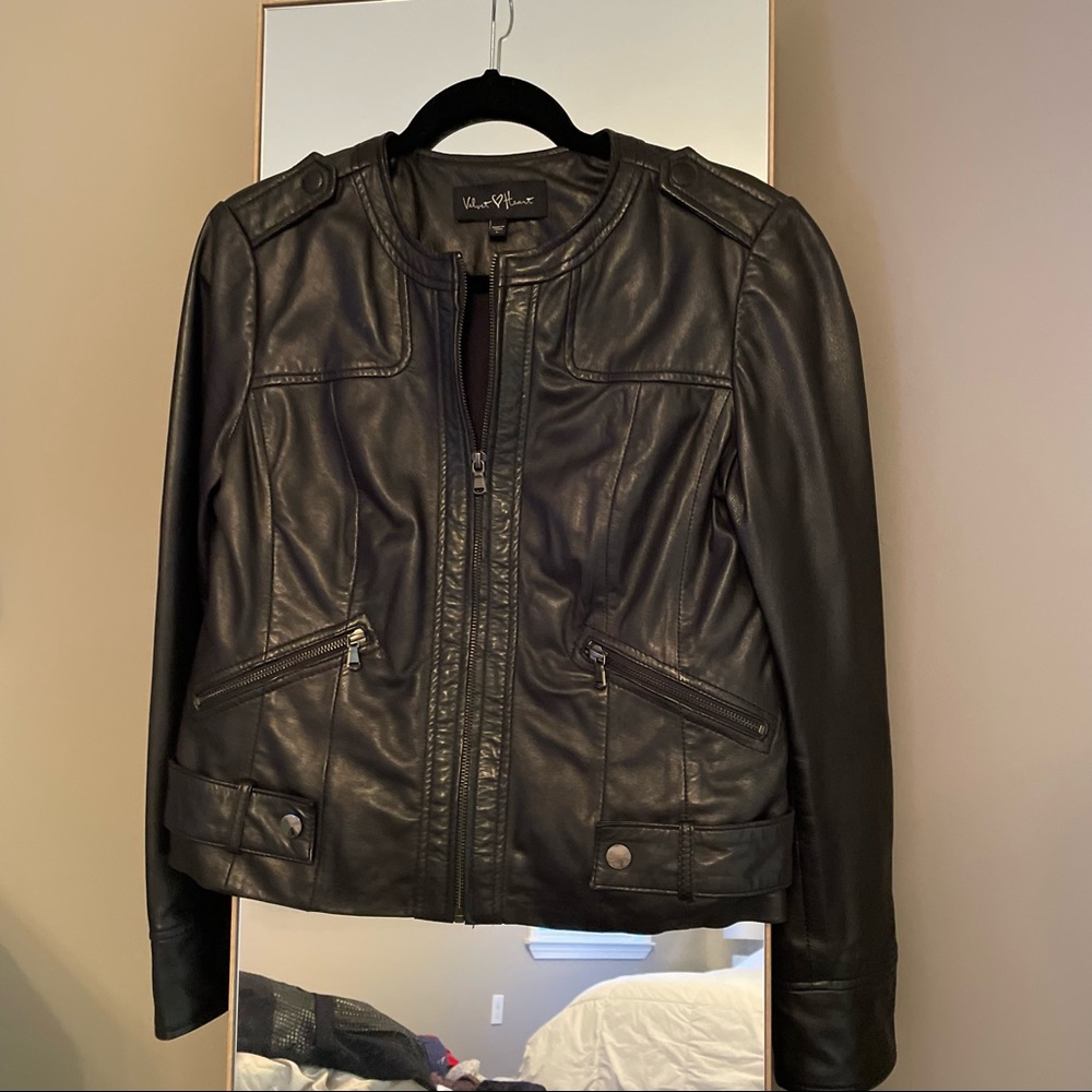 Velvet Heart Leather Jacket